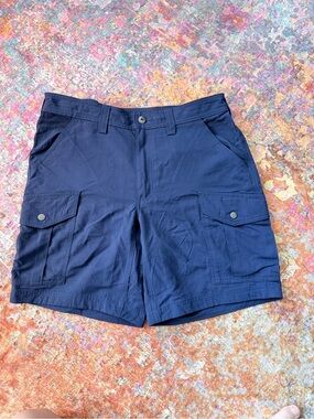 Duluth Trading Co Bering Blue Cargo Shorts - Men's